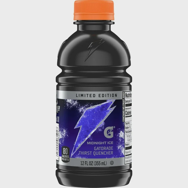 Gatorade 12oz 4pk Lightening/Midnight