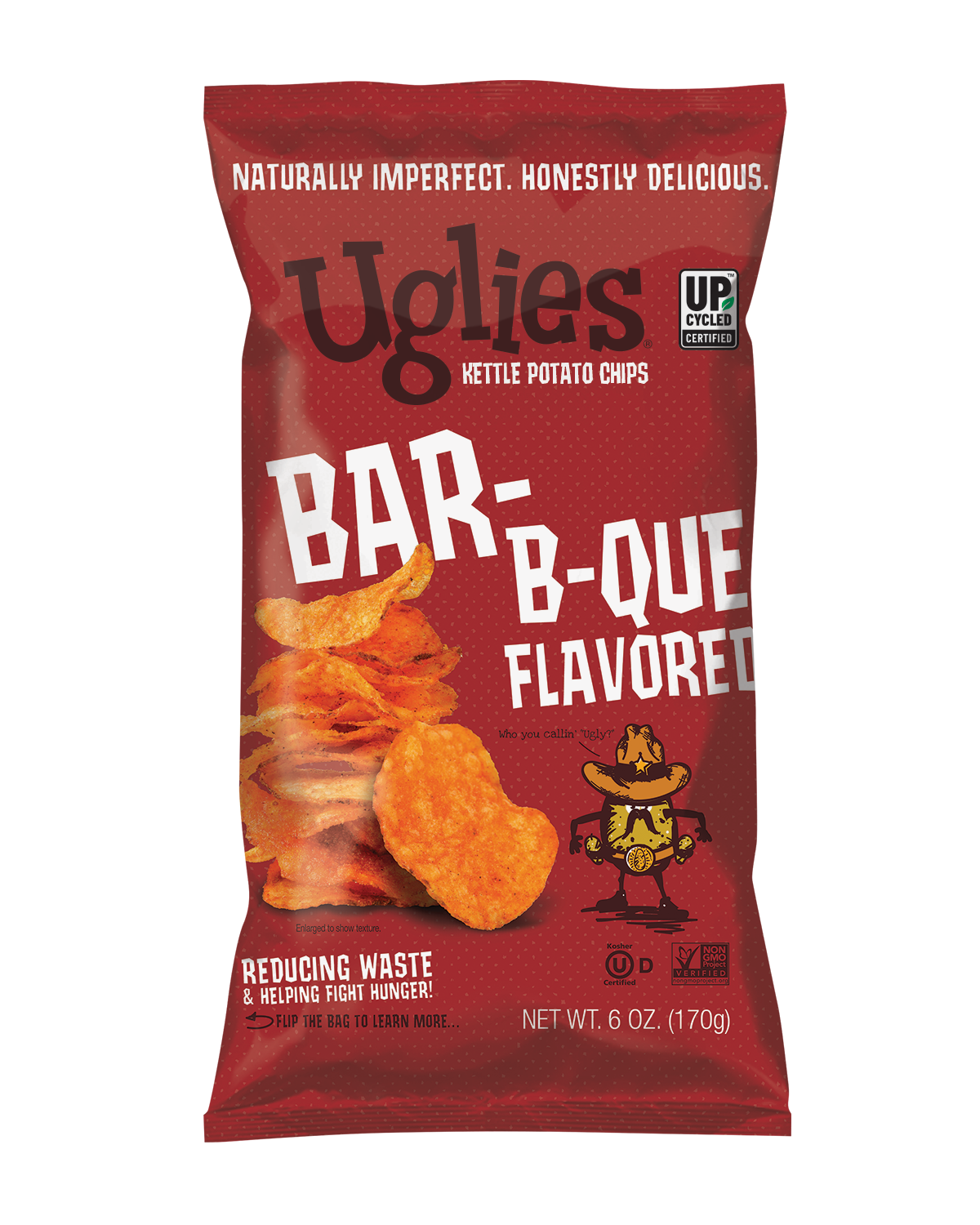 Uglies Bar-B-Que Kettle Potato Chips 6oz
