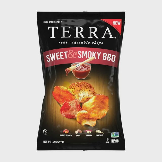 Terra Vegetable Chips Sweet & Smokey BBQ 14 oz.
