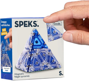 Speks. Geode Magnetic fidget pyramid
