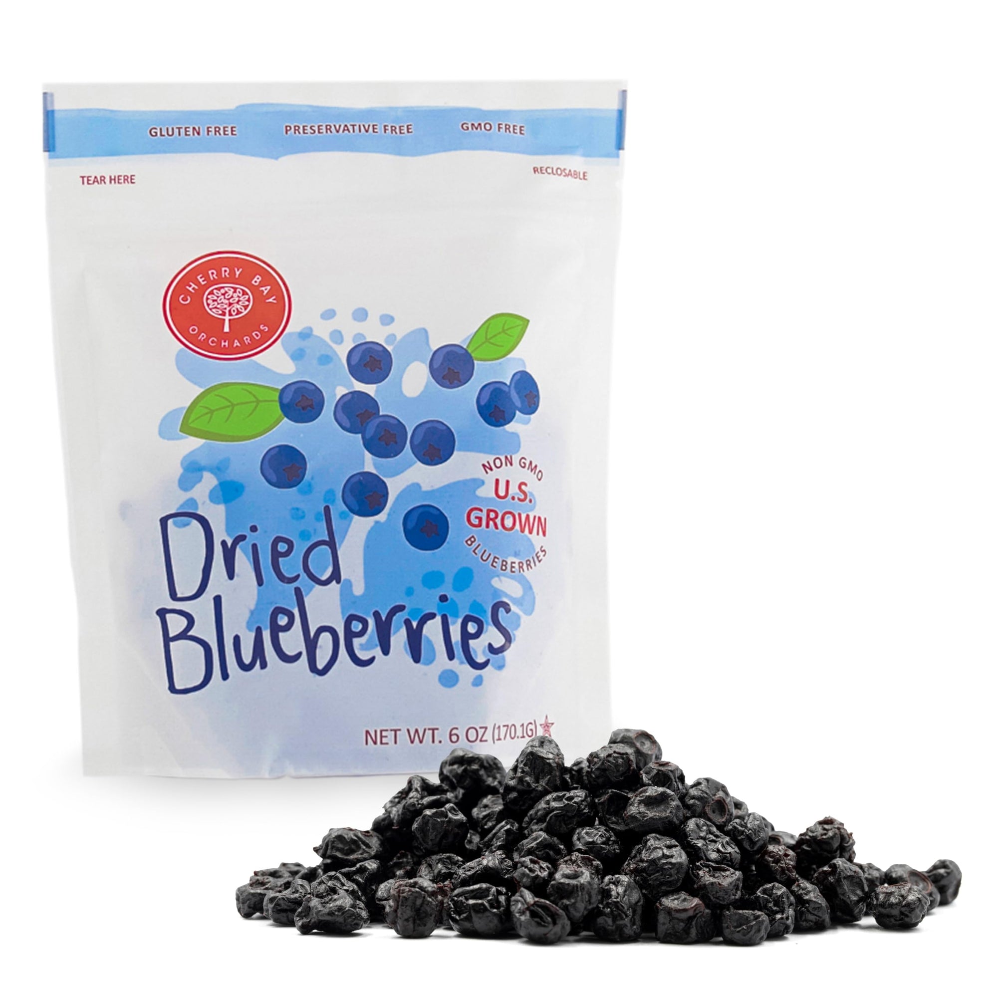 Cherry Bay Dried Blueberries 6oz