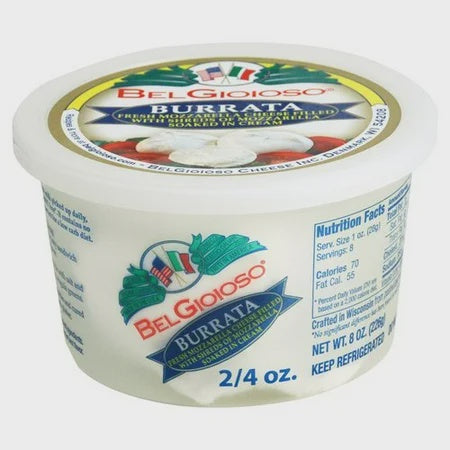 BelGioioso Burrata Fresh Mozzarella Cheese 8oz