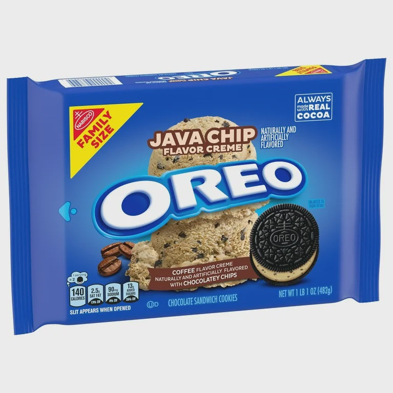 Oreo Java Chip Cream Cookies 17oz