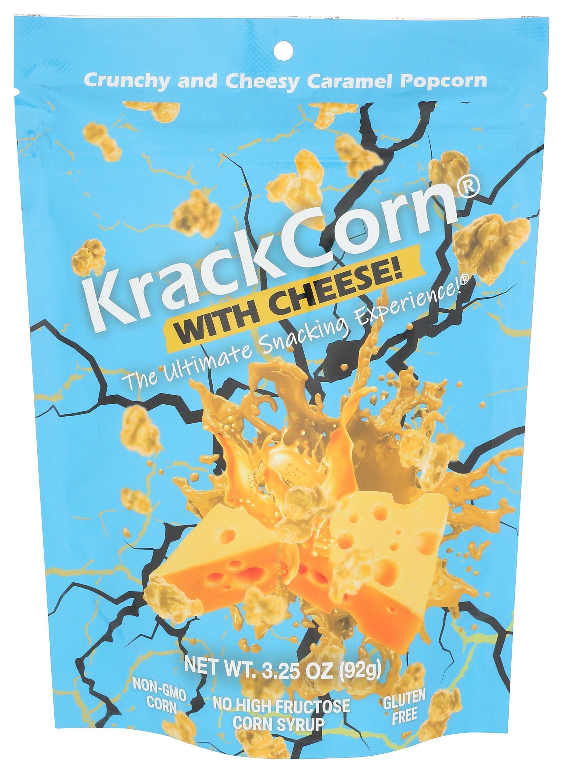 Krackcorn Caramel  Popcorn w Cheese 4 oz.