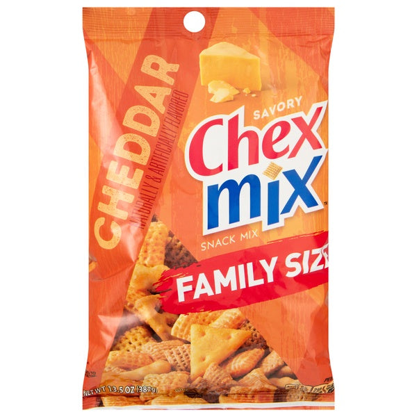 Chex Mix Cheddar Family Siz 13.5oz