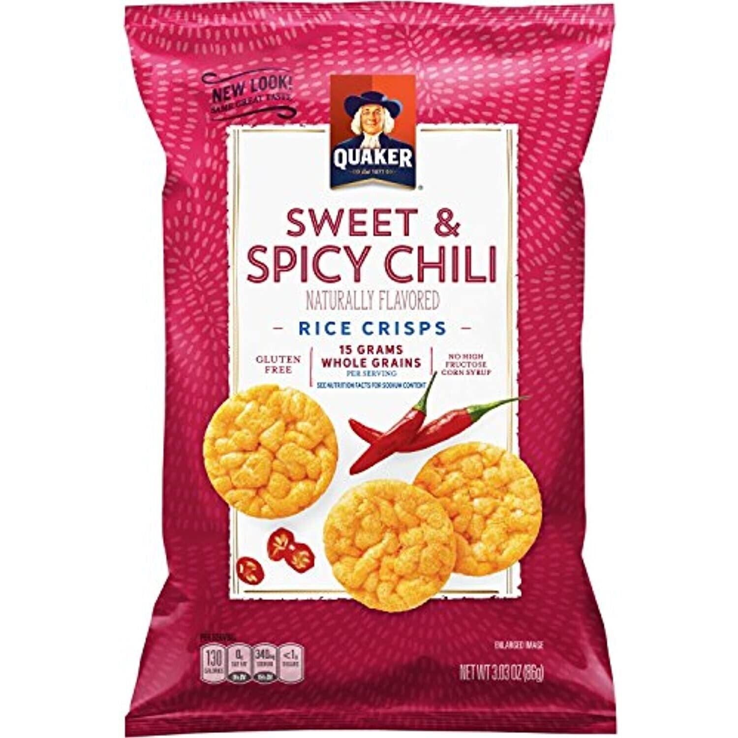 Quaker Sweet & Spicy Chili Rice Crisps 3.03 oz.