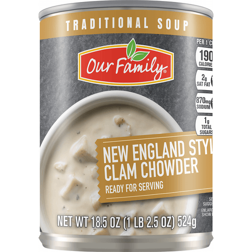 Our Family Traditional Clam Chowder 18.5oz