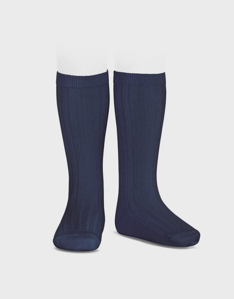 Condor Socks Ribbed Navy