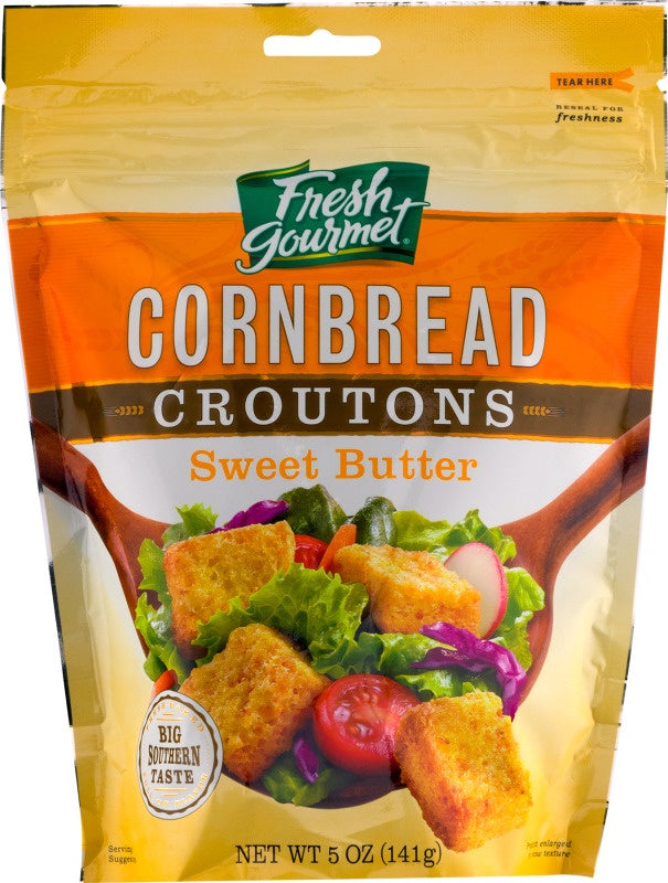 Fresh Gourmet Crouton Cornbread 5oz