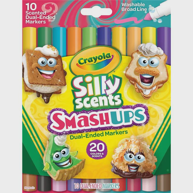 Crayola Silly Scents Smash Ups Dual Ended 20 colors