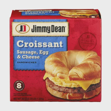 Jimmy Dean Sausage, Egg & Cheese Croissant 8 ct