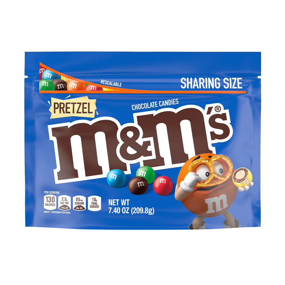 M&M Pretzel Candy 7.4oz