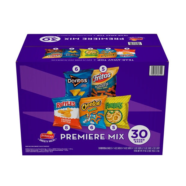 Lays Premiere Mix Snacks 30 Bags