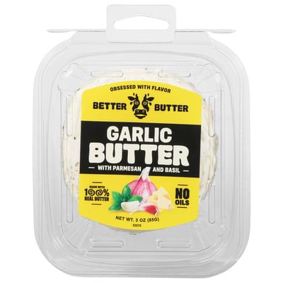 Better Butter Garlic Butter w/Parmesan & Basil 3oz