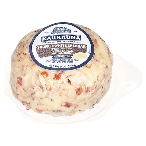 Kaukauna Truffle White Cheddar Ball 6oz