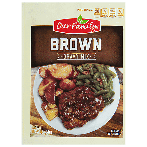 Our Family Brown Gravy Mix .87oz