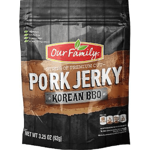 Our Family Korean BBQ Pork Jerky 3.25oz