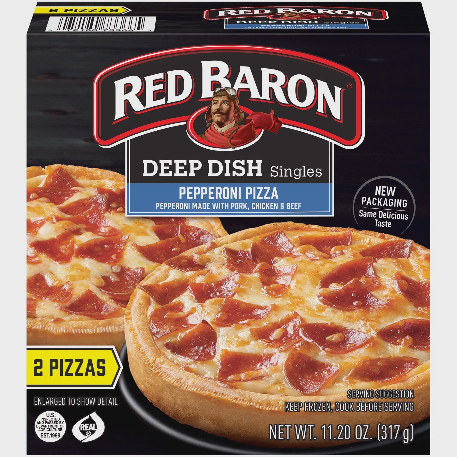 Red Baron Deep Dish Pepperoni Pizza 11.2oz