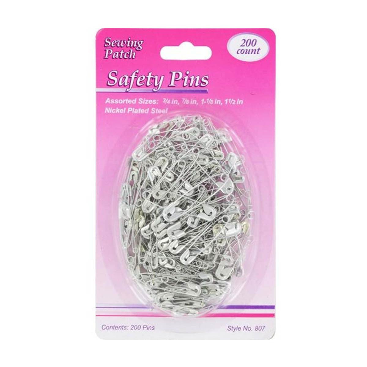 Sewing Basics Safety Pins 200ct