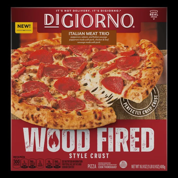 Digiorno Wood Fire Italian Meat Trio Pizza 16oz