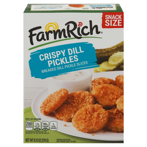 Farm Rich Crispy Dill Pickles 9.75oz