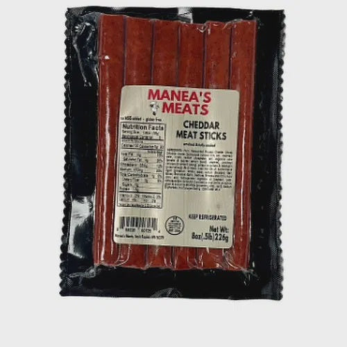 Manea's Cheddar Meat Sticks 8oz