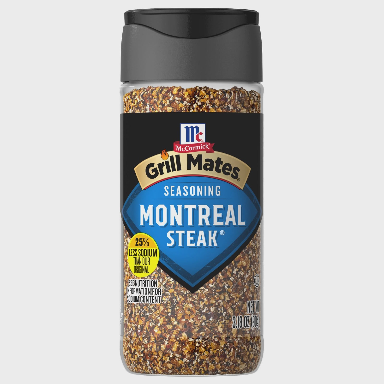 McCormick Grill Mates Low Sodium Montreal Steak Seasoning 3.18oz