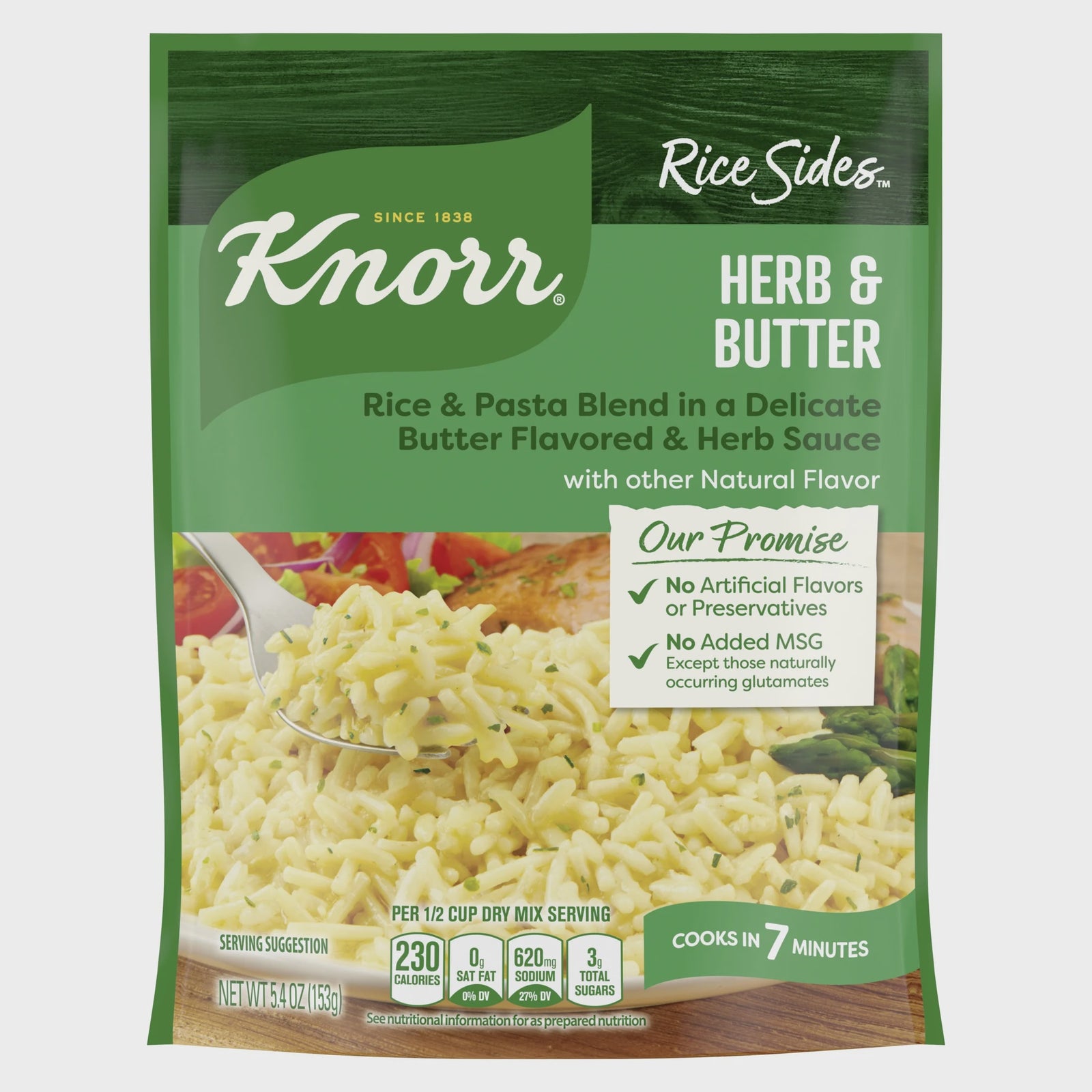 Knorr Rice Sides Herb Butter Flavor 5.4oz