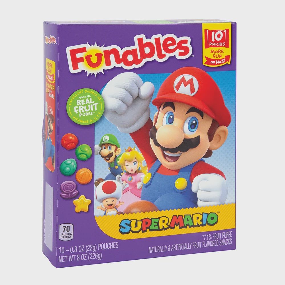 Funables Super Mario Fruit Snacks 10 Pack