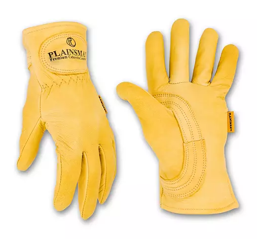 Plainsman Premium Leather Work Glove Medium 1pr