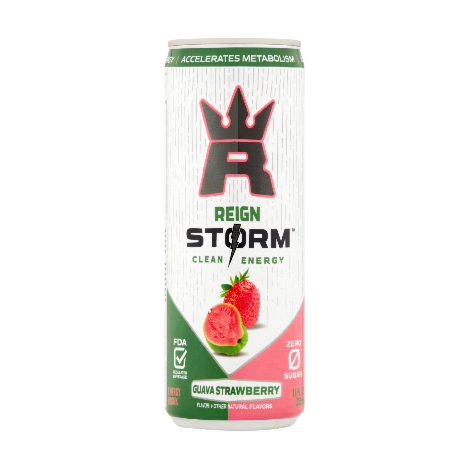 Reign Storm Energy Guava Strawberry 12oz