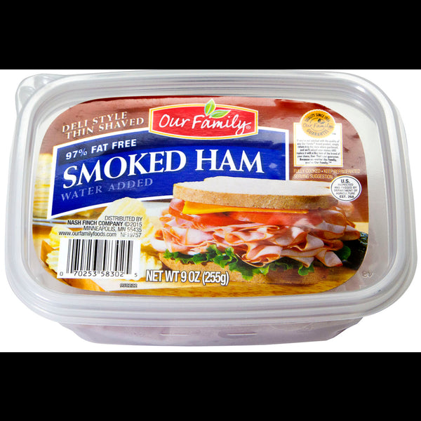 Our Family Smoked Deli Ham Tub 9oz
