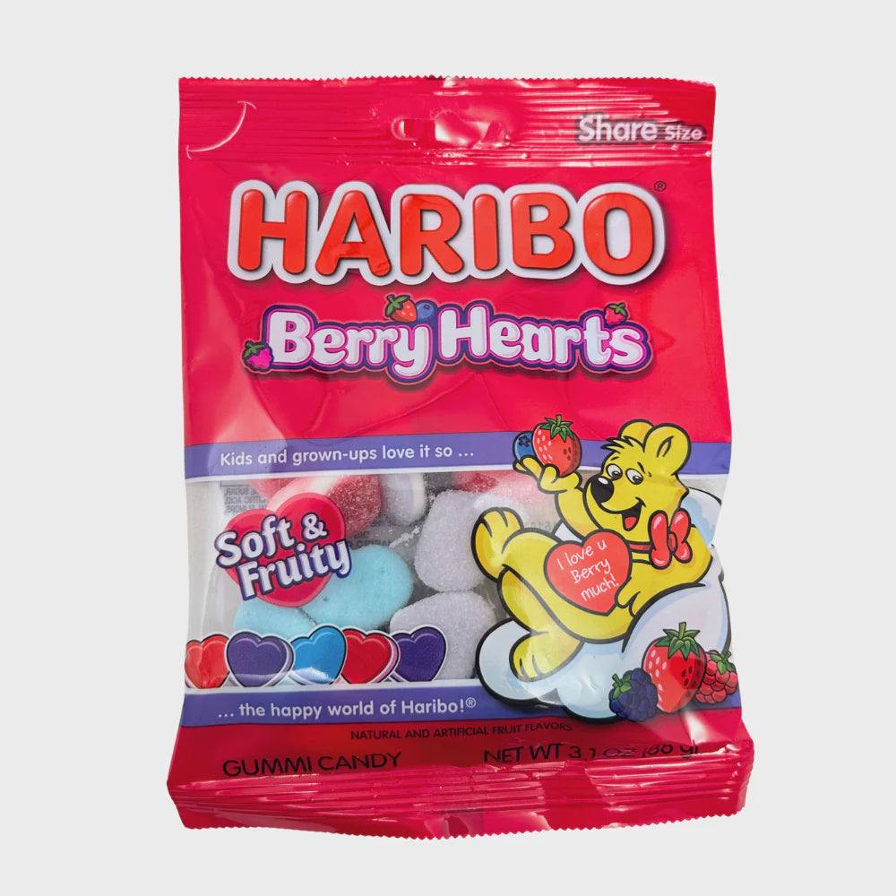 Haribo Berry Hearts 3.1 oz.