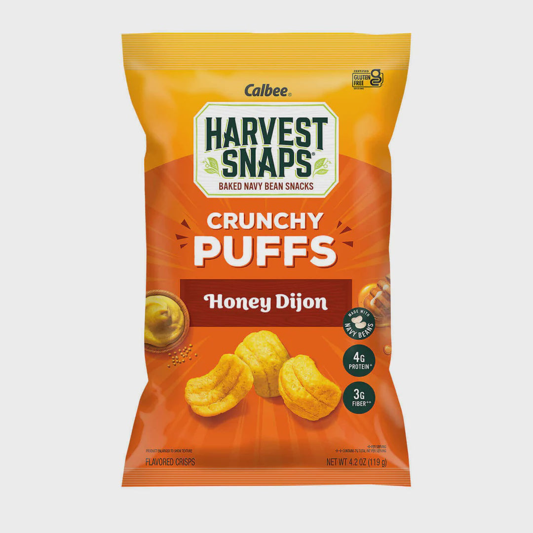 Harvest Snaps Crunchy Puffs Honey Dijon 4.2 oz.