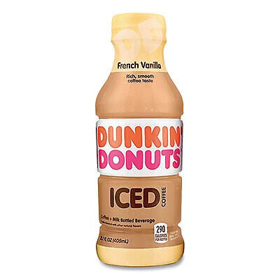 Dunkin Iced Coffee Fr Vanilla 13.7 oz