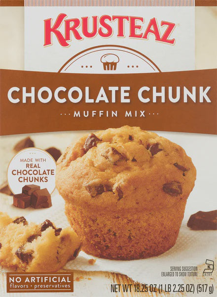 Krusteaz Chocolate Chunk Muffins 18.25oz