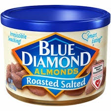 Blue Diamond Almonds Salted 6oz