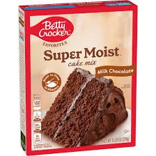 Betty Crocker Super Moist Milk Chocolate Cake Mix 13.25oz