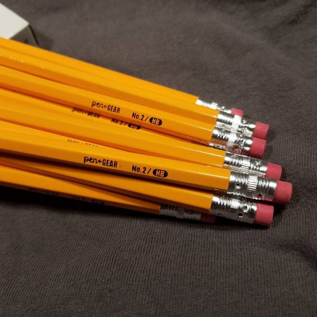 Pen & Gear Sharpened Wood Pencils #2 -24 Pack