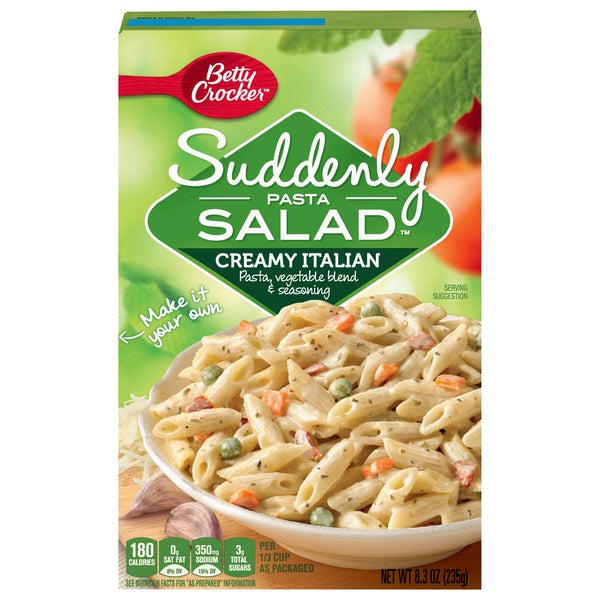 Betty Crocker Suddenly Pasta Salad Creamy Italian 8.3oz