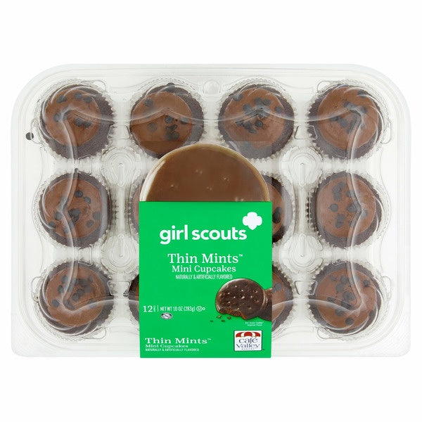 Cafe Valley Girl Scouts Thin Mint Mini Cupcakes 10oz