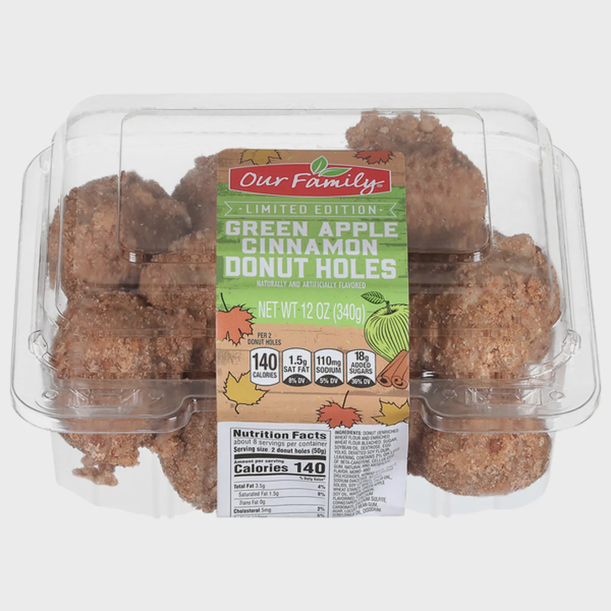 Our Family Green Apple Cinnamon Donut Holes 12oz