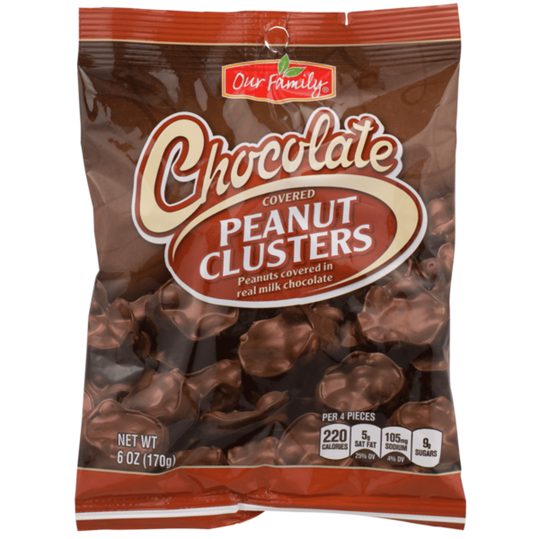 Our Family Chocolate Peanut Clusters 5 oz.