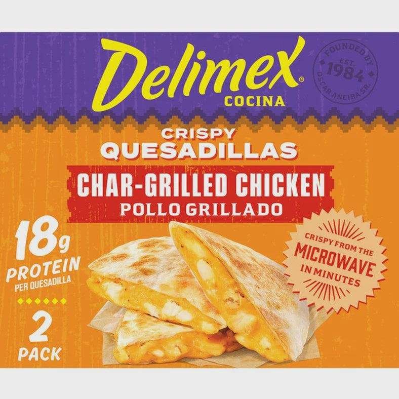 DeliMex Char Grilled Chicken Quesadillas 8oz