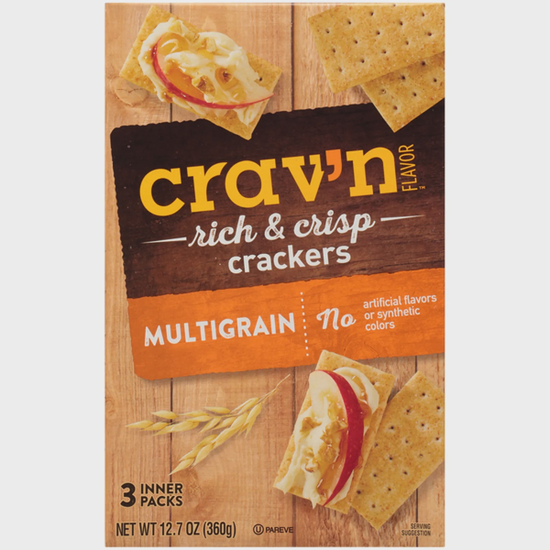 Cravin' Flavor Gourmet Multigrain Cracker 12.7oz