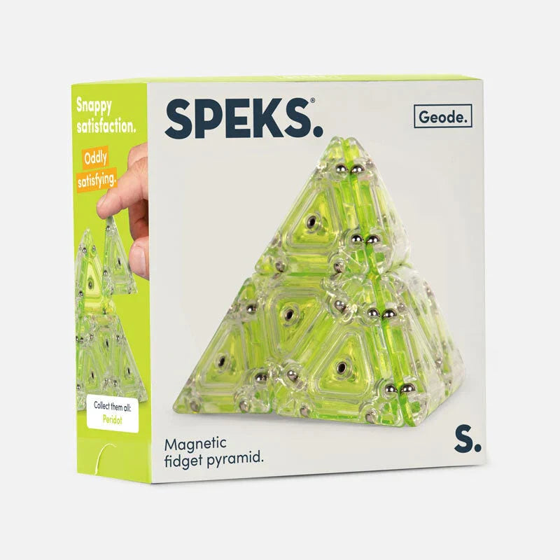 Speks. Geode Magnetic fidget pyramid