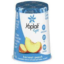 Yoplait Light Harvest Peach Yogurt 6oz