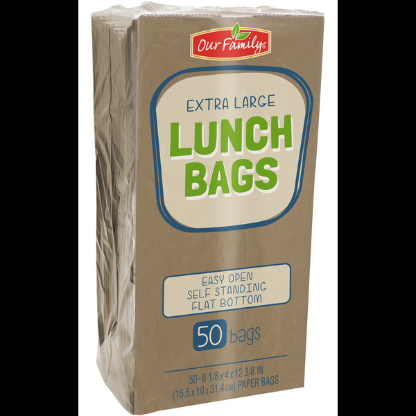 Our Family Giant Lunch Bag 50ct