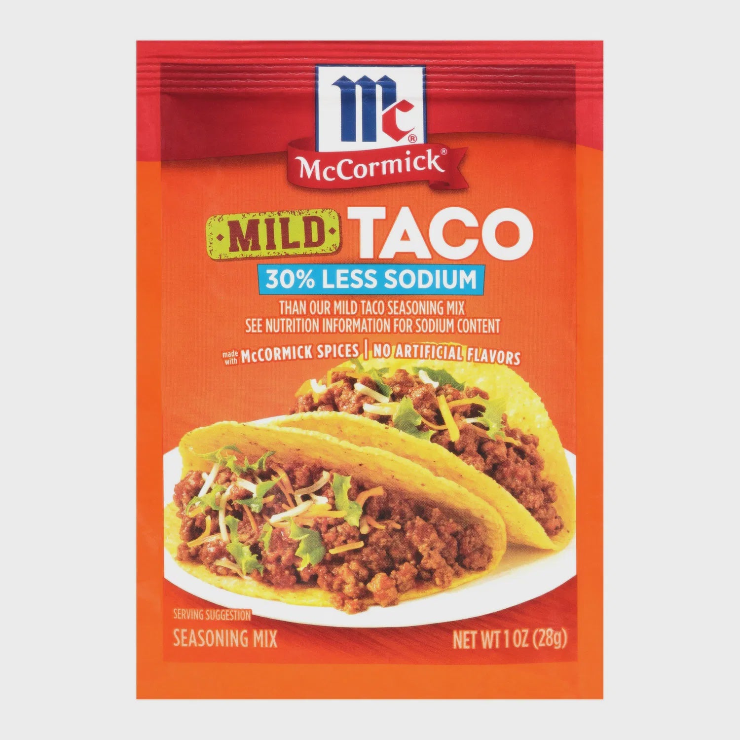 McCormick Low Sodium Mild Taco Seasoning Mix 1oz