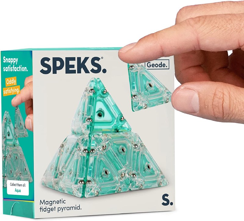 Speks. Geode Magnetic fidget pyramid